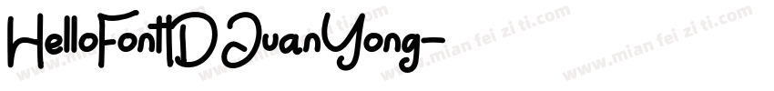 HelloFont ID JuanYong字体转换